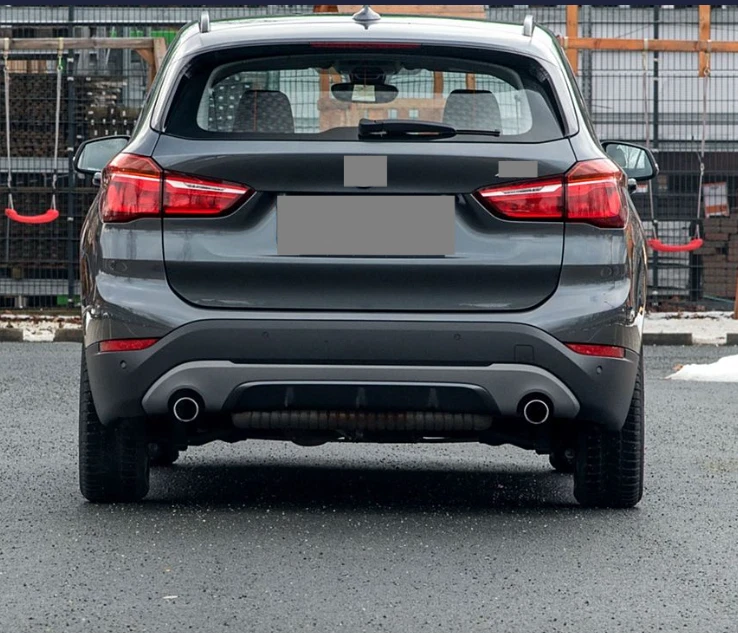 Car Rear Exhaust Tip Muffler Tailpipe For BMW X1 2010-2024 steel 2PCS - Image 3 of 4