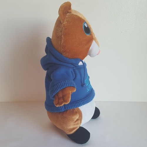 Sureshot Redemption Chipmunk Plush Animal Squirrel 11" Surfstyle Blue Sweatshirt - Picture 7 of 12
