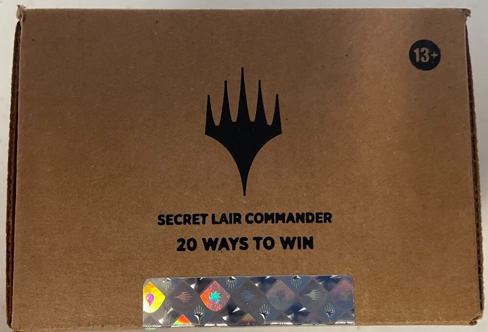 SECRET LAIR COMMANDER 20 WAYS TO WIN 未開封 Magic the Gathering Secret Lair Commander Deck: 20 Ways to Win NEW