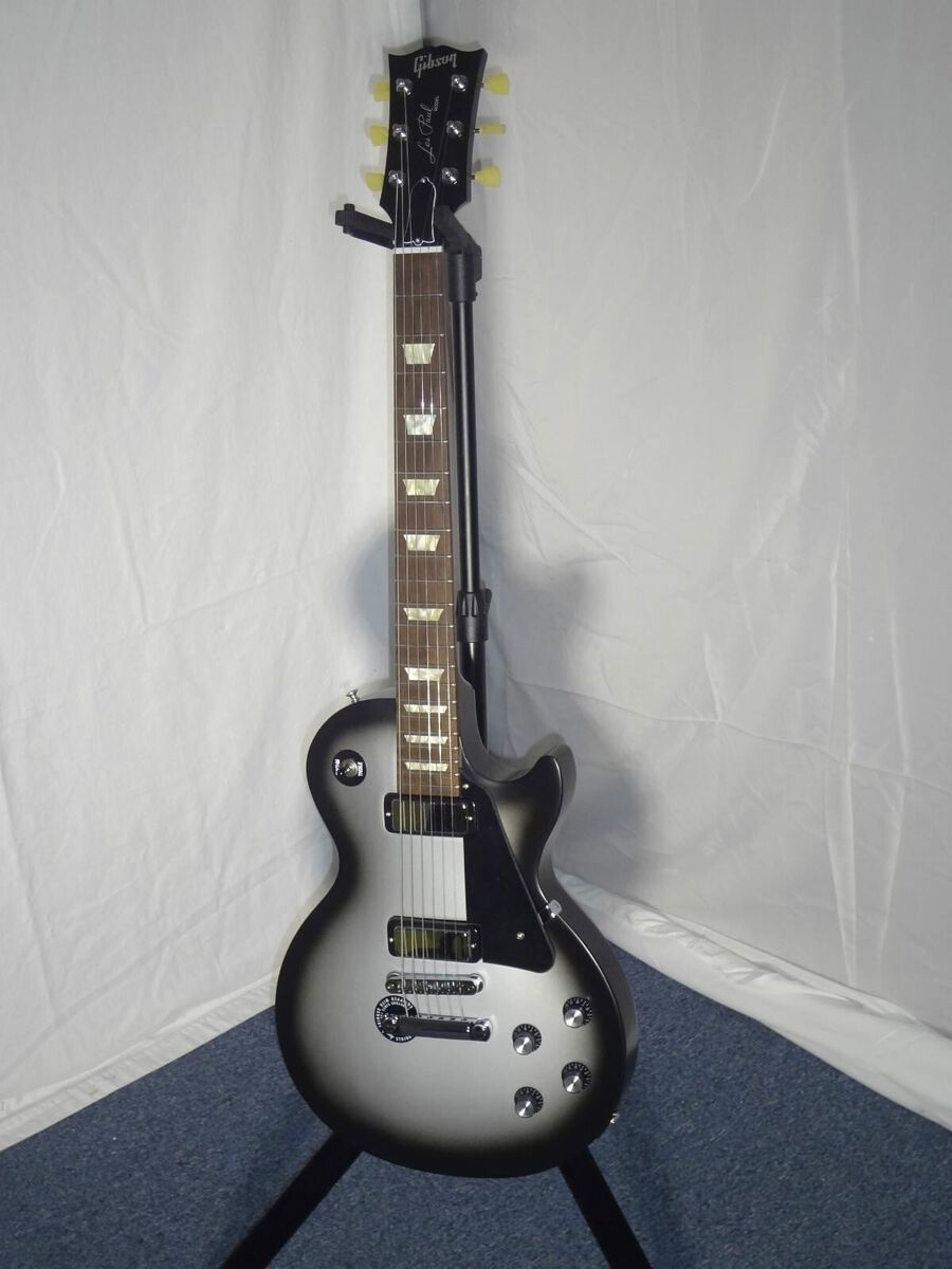 2012 Gibson Les Paul '70s Tribute - Satin Silverburst with 2012 Gibson Les Paul '70s Tribute - Satin Silverburst with