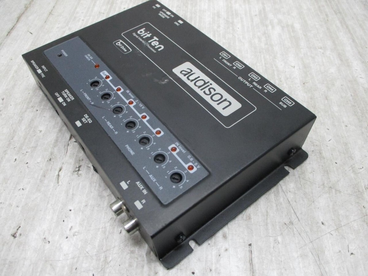 Audison bit Ten D DSP Processor Car Audio Signal Interface