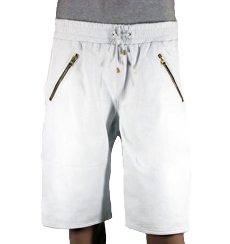 Homme Cuir Short Gym Boxer Véritable Souple Peau de Mouton