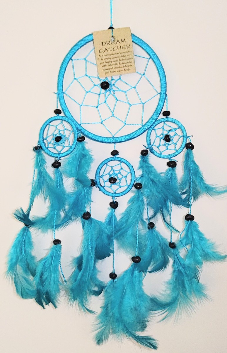 TURQUOISE DREAM CATCHER BLUE / GREEN BEAUTIFUL ITEM DREAMCATCHER