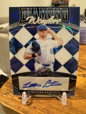 2024 Leaf Metal Baseball #/15 Jonathan Santucci SSP Prospect RC Auto 🔥📈
