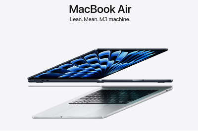 MacBook Air 13 2024 M3 8-Core 10-Core GPU 16GB 512GB Midnight