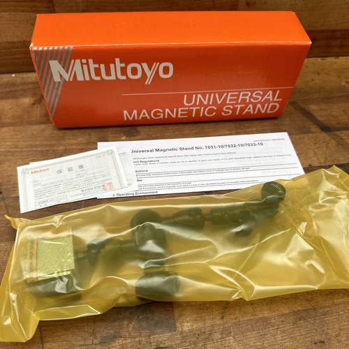 Mitutoyo 7031-10 Magnetic Stand Black 8" -  New