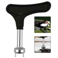 Golf Shoe Stud Remover Spike Wrench Ratchet Studs Cleat Key Removing Tool