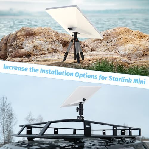 Starlink Mini - Aluminum Alloy Mount Adapter Tripod Adapter with Ball Head - Picture 8 of 8