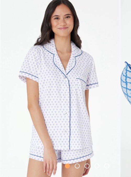 Roller Rabbit Lavender Hearts Polo Pajam Size P Sold … - Gem