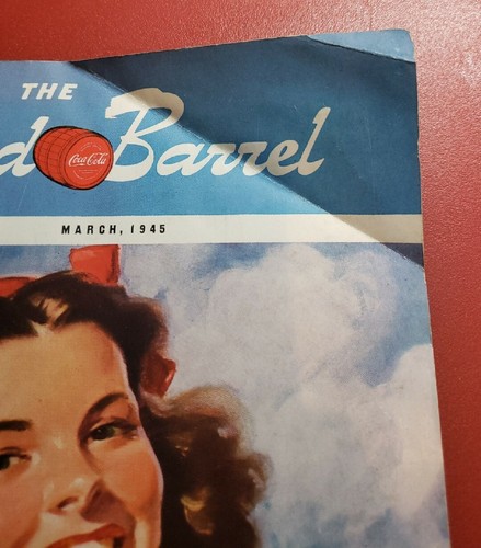 March 1945 Coca Cola Employee Booklet Red Barrel Vol 25 #3 World War 2 NAVY - Picture 3 of 5