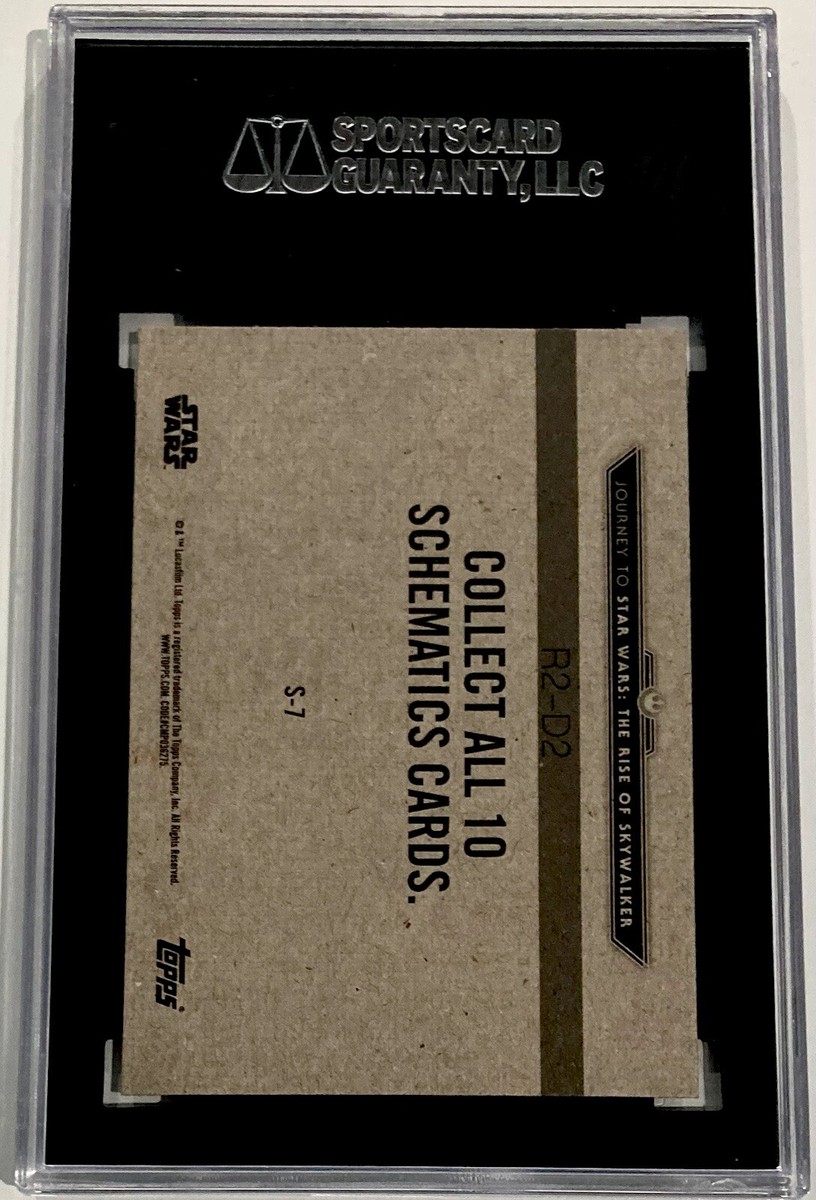 2019 Topps Star Wars #7 R2-D2 Schematics SGC 10 GEM MINT | eBay