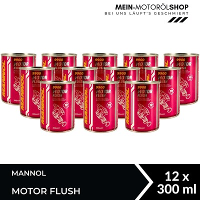 Mannol MN9900 Motor Flush Motorspülung Motorreiniger 12x300 ML