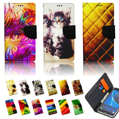 Handy Tasche für Realme Flip Cover Case Schutz Hülle Etui Wallet Motiv FARBEN