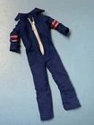 Vintage 80s? Mattel? Clone? Barbie Doll Navy Blue Jumpsuit With Red Stripes