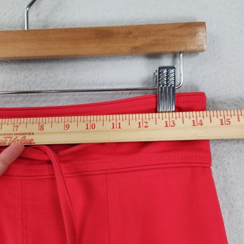 Ann Taylor Skirt Womens 4 Pink Vibrant Pencil Tie Waist Business Casual Career - 第 3/10 張圖片