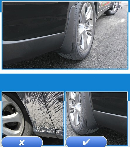 4Pcs Fit Tesla Model S 2016-2023 Carbon Fiber Pattern Mud Flaps Splash Guards - Picture 7 of 10