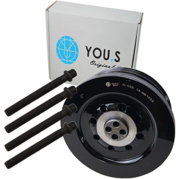 You.S Riemenscheibe + Schraube FüR BMW X3 (E83) X5 (E53) (E70) X6 (E71, E72)-image