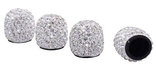 Schrader Valve Cap Stems Diamond Dustproof For Bike Car motorcycle bicycle Truck - Picture 12 of 13