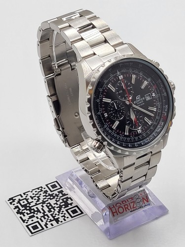 CASIO - EDIFICE, Orologio al Quarzo Uomo Crono in Acciaio Inox - EF527D-1AV - Foto 2 di 5