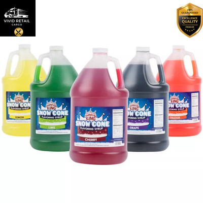 Carnival King 1 Gallon Snow Cone Syrup (select flavor below)