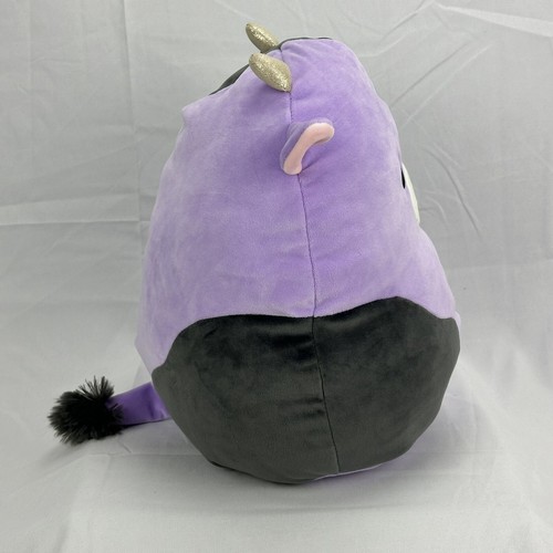 Squishmallows Spring Farm Squad Alexie the Purple and Black Bull 14" Inches NWT - Picture 4 of 8