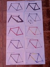 Colnago Catalogo Poster C40 C35 Bititan Master Molto Raro