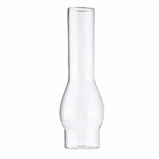 CHIMNEY clear glass replacement inner  shade for vintage reproduction oil  lamp