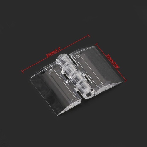 Plastic Folding Hinges Perspex Hinge For Storage Box Link Showcase Furniture - Picture 8 of 8