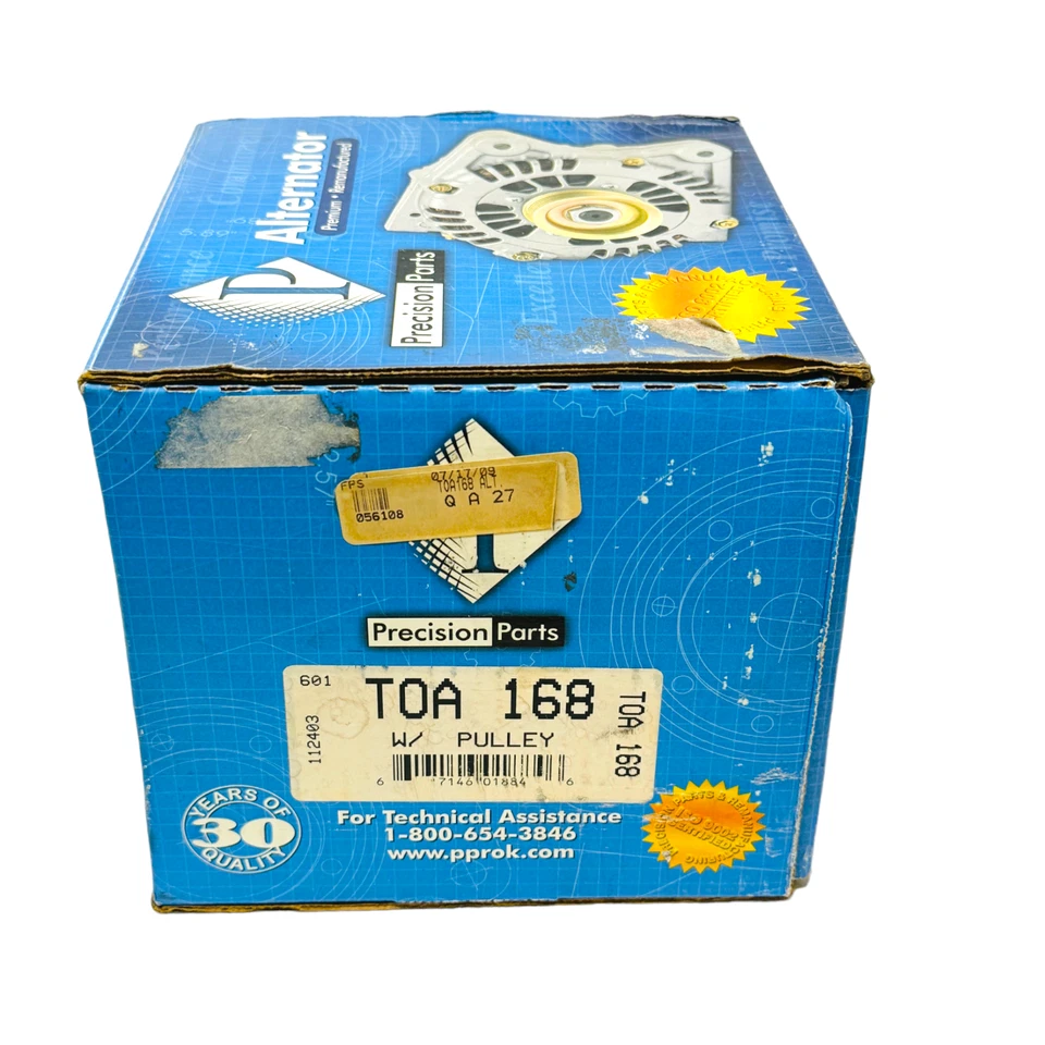 Alternador Precision Parts TOA 168 con Polea TOA168, 70A 12V Foto 2 de 4