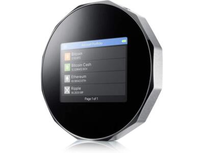 SecuX V20 Crypto Hardware Wallet- Infineon CC EAL5+ Secure Element, Bluetooth, C