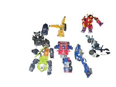 Misc Lot of 2008 and Up Transformers Action Figures for parts