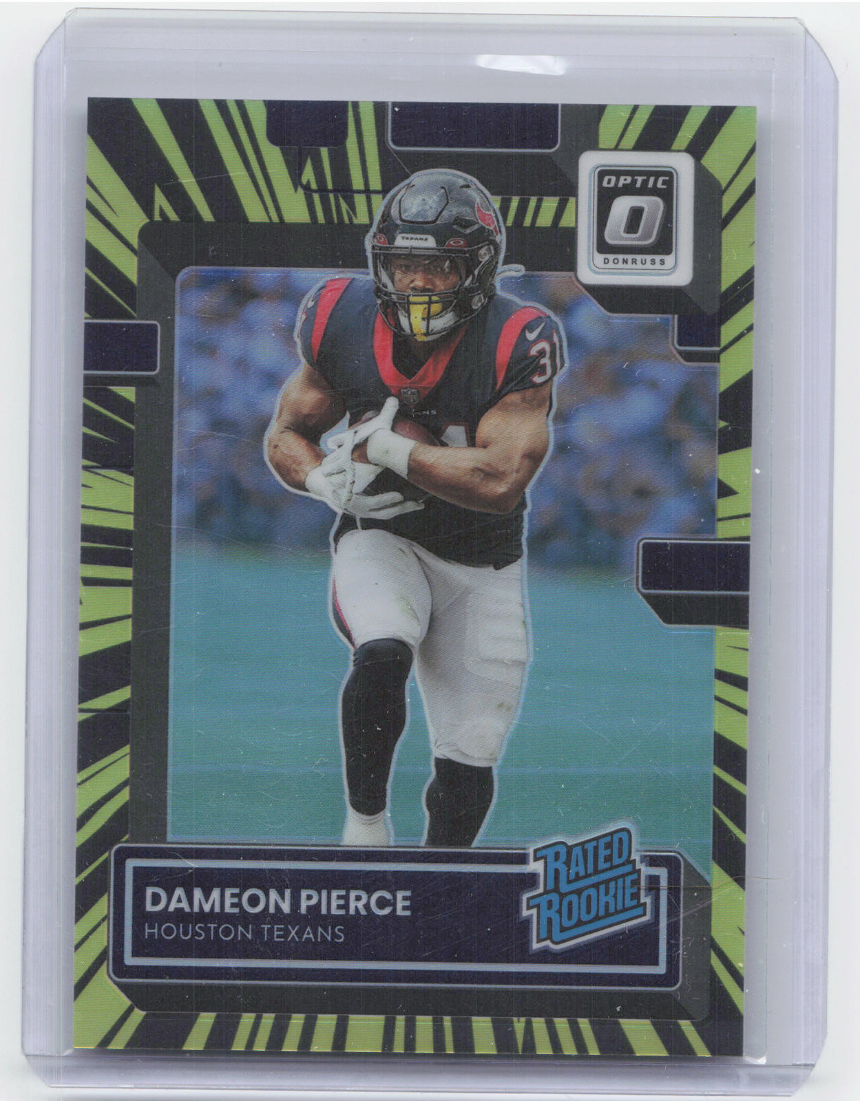 2022 Donruss Optic #240 Dameon Pierce Electricity #/65
