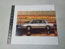 Vintage 1987 Plymouth Reliant K Compact Sedan Fold Out Brochure 11 1/2" x 10"