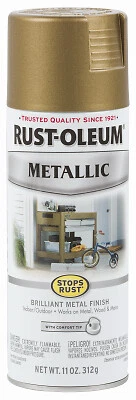 Rust-Oleum 313142 Stops Rust Metallic Spray Paint, Champagne Bronze, 11-oz.  