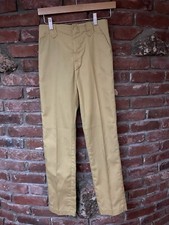Vintage 60s 70s Ranchwear Cowboy Pants Size 24 Talon Tan/Yellow