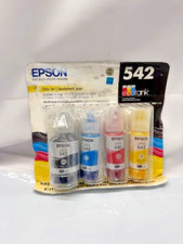 Epson 542 Ecotank Black And Color Ink Bottles Value Pack-T5421-4-SVH Exp 5-28