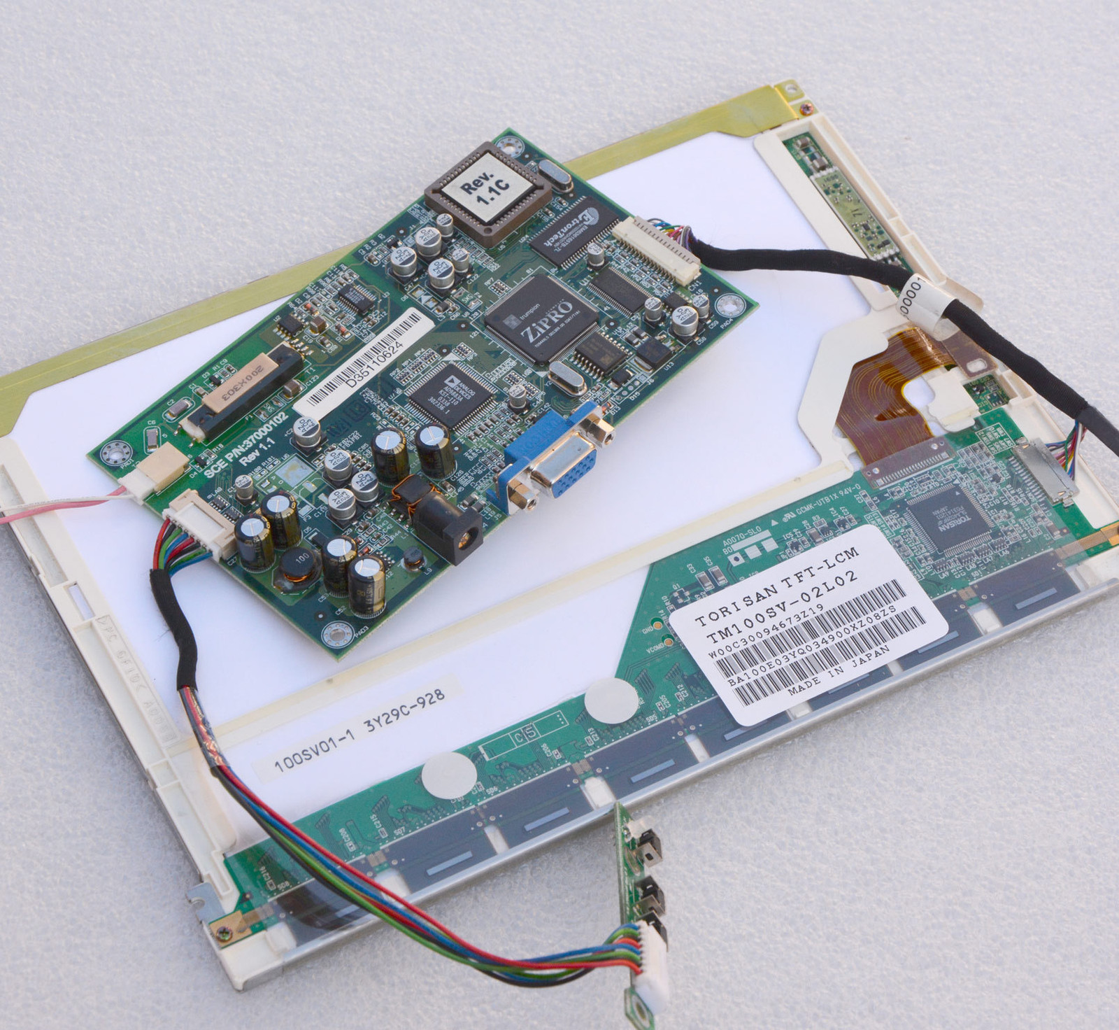 Motherboard Plate 37000102 F 10"" 25.4cm Matrix Torisan TM100SV-02L02 #T74