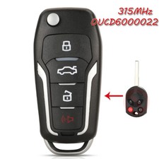 Upgraded Flip Key Remote For 2012-2018 Ford Focus Chip Keyless Entry Alarm Fob
