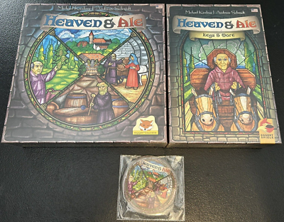 Heaven Ale Board game Expansion Kegs more Coasters