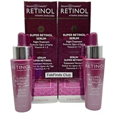 2pc Retinol 6X Super Retinol Serum Night Treatment Aging Signs/Wrinkle