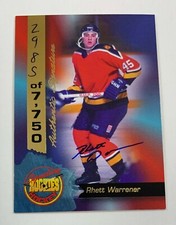 1994 Signature Rookies #35 Rhett Warrener Auto Card 2985/7750 HRA1