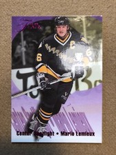 MARIO LEMIEUX insert CENTER SPOTLIGHT card 6 of 10 Flair 94-95