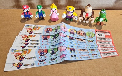 Mario Party 3 2000 Yujin Kubrick Set x 6