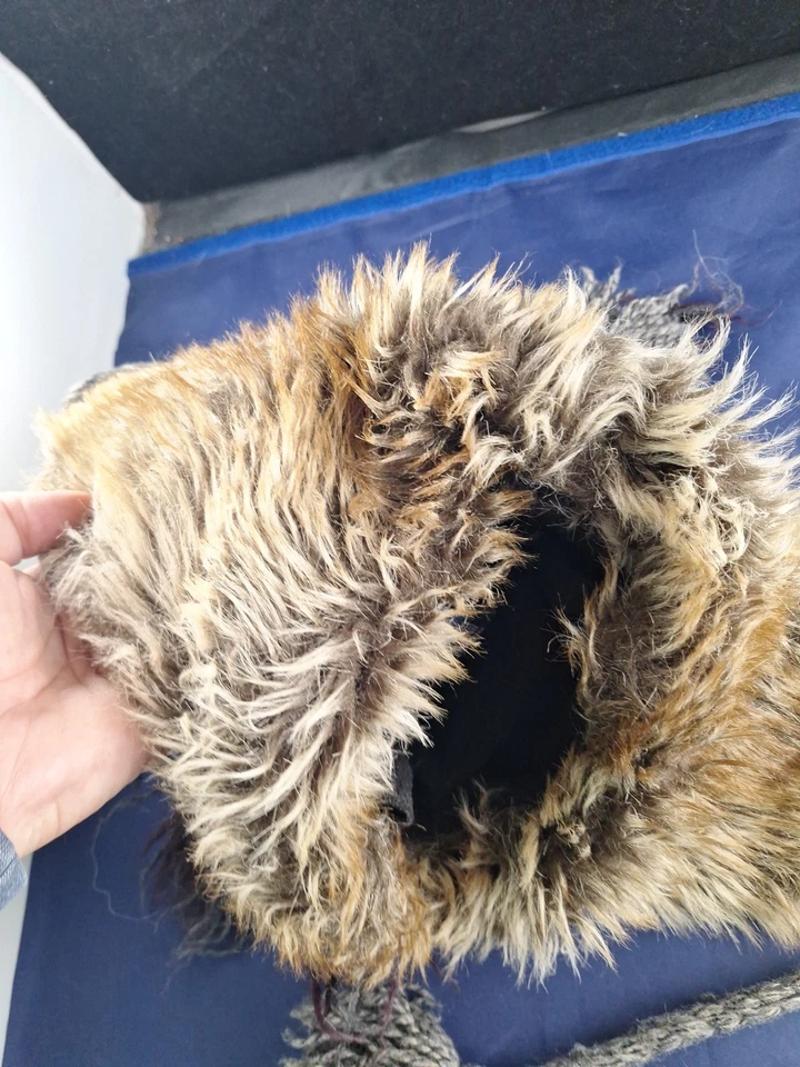 American Eagle AEO Mohawk зимний траппер шляпа логотип ретро Y2K один размер Funky вибрации - Изображение 3 из 4