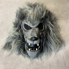 Fun World 8920 Gray Wolf Furry Furries Werewolf Costume Halloween Mask Cosplay