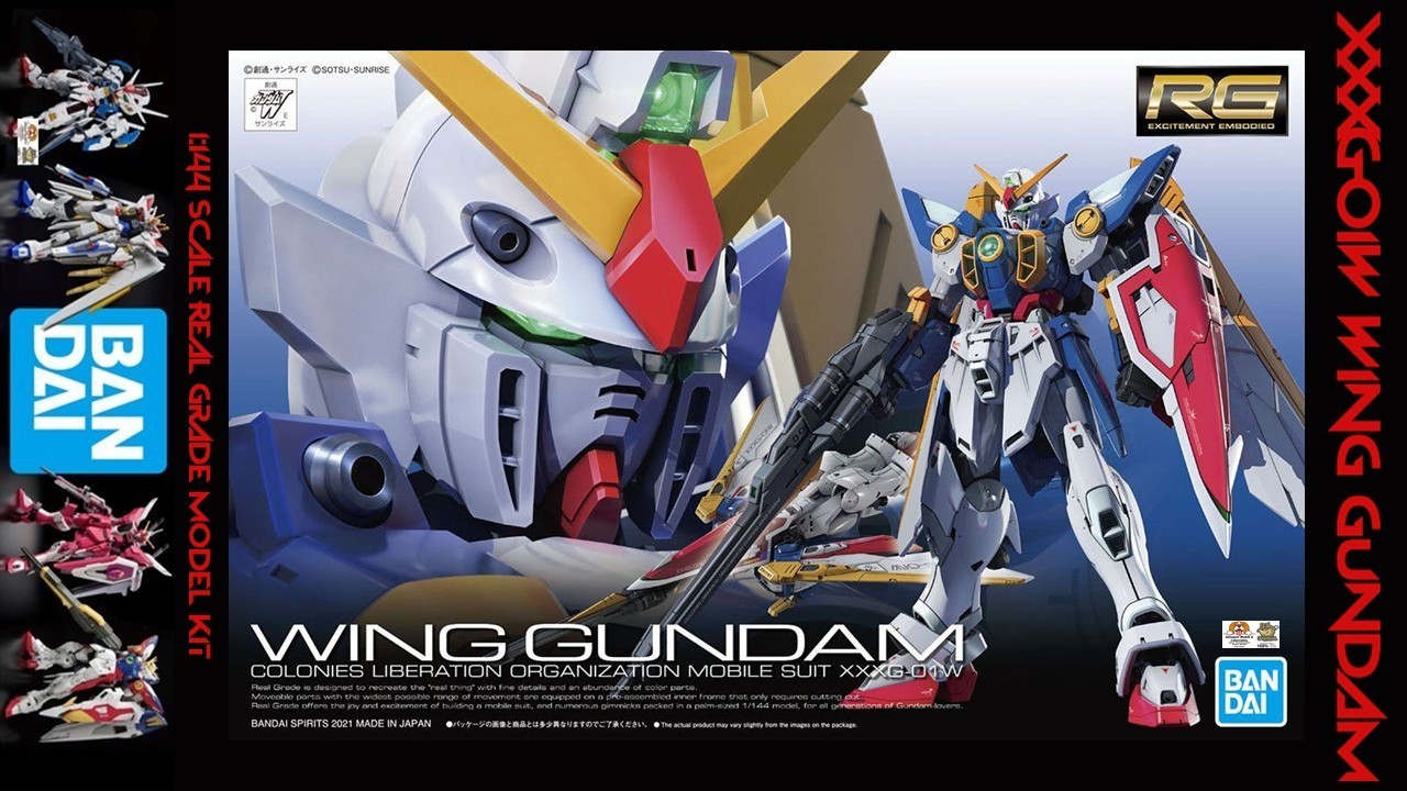 1:144 Mobile Suit XXXG-01W Wing Gundam Real Grade kit by Bandai