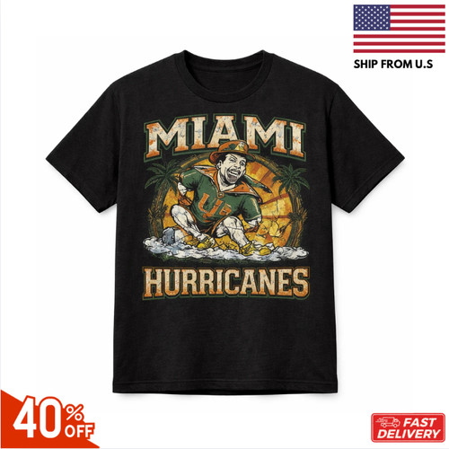 Miami Hurricanes Shirt, Vintage College Football Tee, Retro Sports Graphic sale