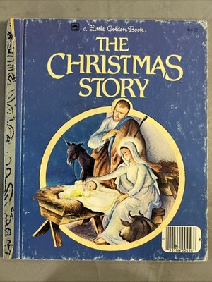 Vintage A Little Golden Book The Christmas Story 456-08 #2807