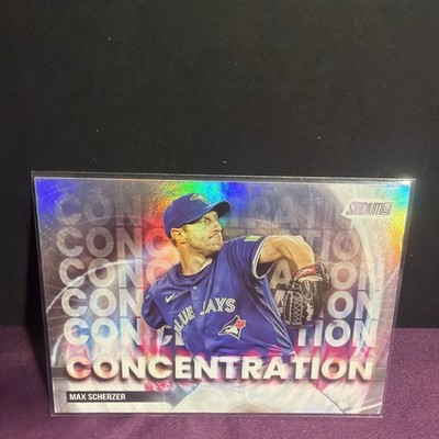 2025 Topps Stadium Club Concentration Insert Max Scherzer #C-19 Blue Jays