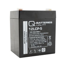 Q-Batteries 12LCP-5 12V - 5Ah AGM Batterie zy...